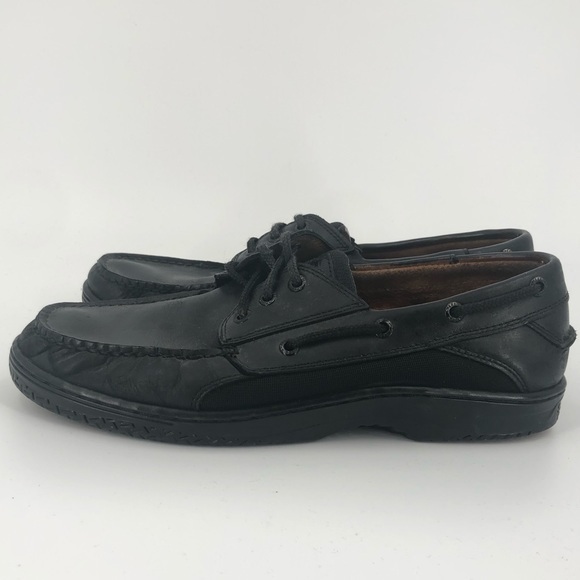 SPERRY Men’s Size 11 Black Boat Shoes Loafers - Picture 1 of 8
